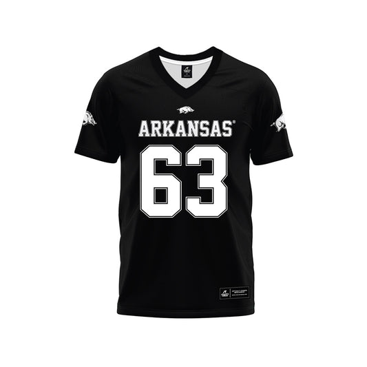 Arkansas - NCAA Football : Hugh Smith - Black Premium Football Jersey-0