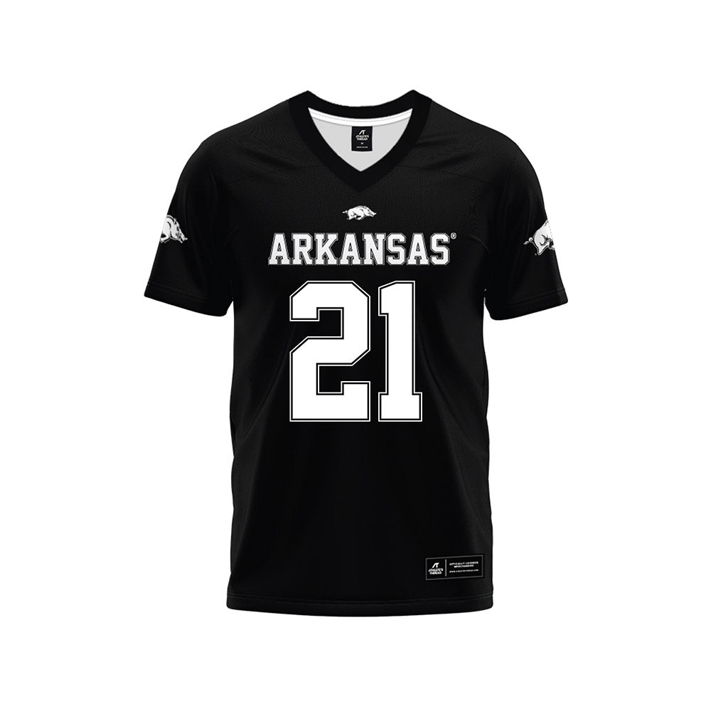 Arkansas - NCAA Football : Jasper Parker - Black Premium Football Jersey-0