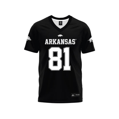 Arkansas - NCAA Football : Dai'Shaun Thomas - Black Premium Football Jersey-0