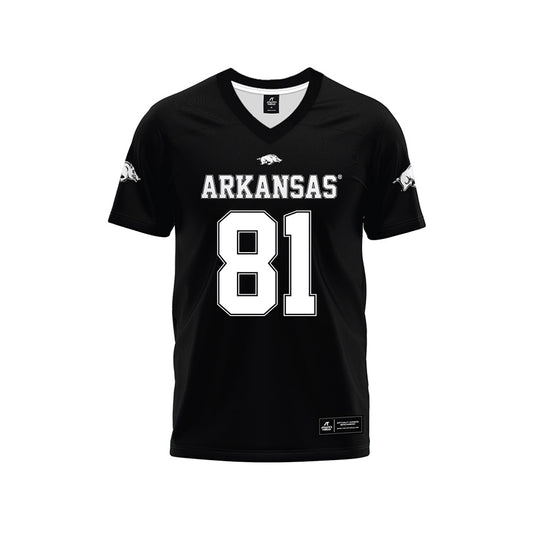 Arkansas - NCAA Football : Dai'Shaun Thomas - Black Premium Football Jersey-0