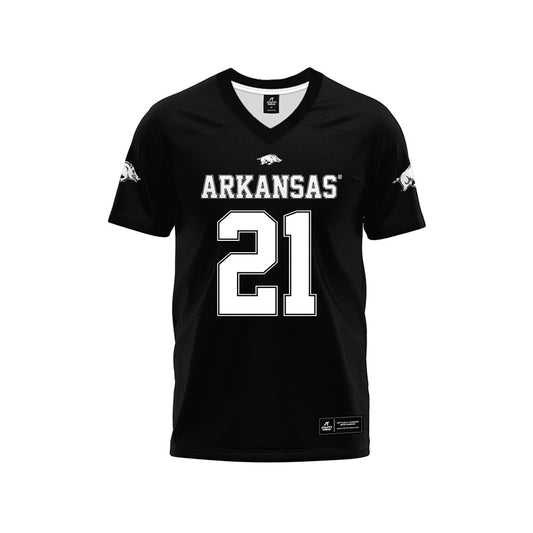 Arkansas - NCAA Football : Tyler Scott - Black Premium Football Jersey-0