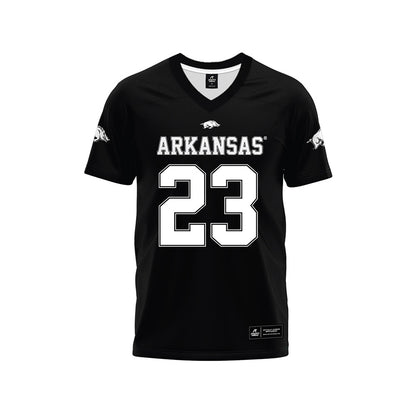 Arkansas - NCAA Football : Ian Williams - Black Premium Football Jersey-0