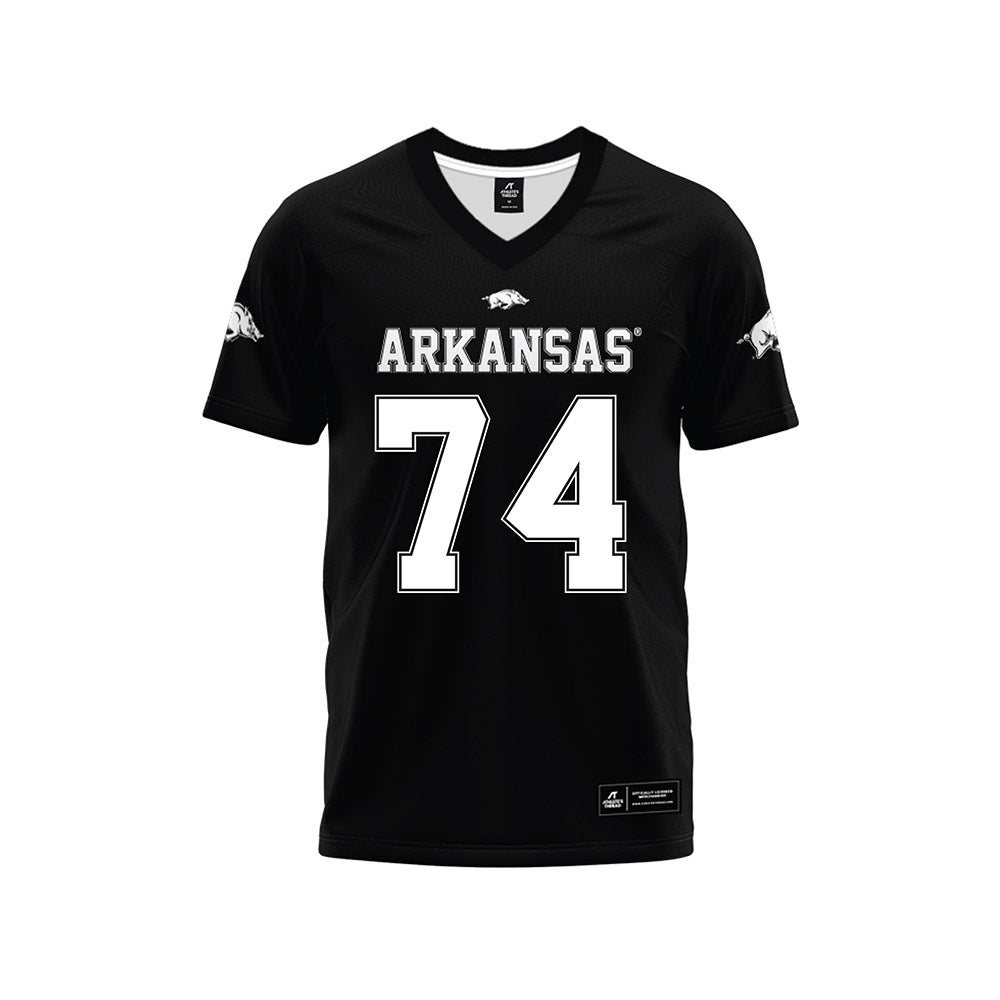 Arkansas - NCAA Football : Terence Roberson - Black Premium Football Jersey-0