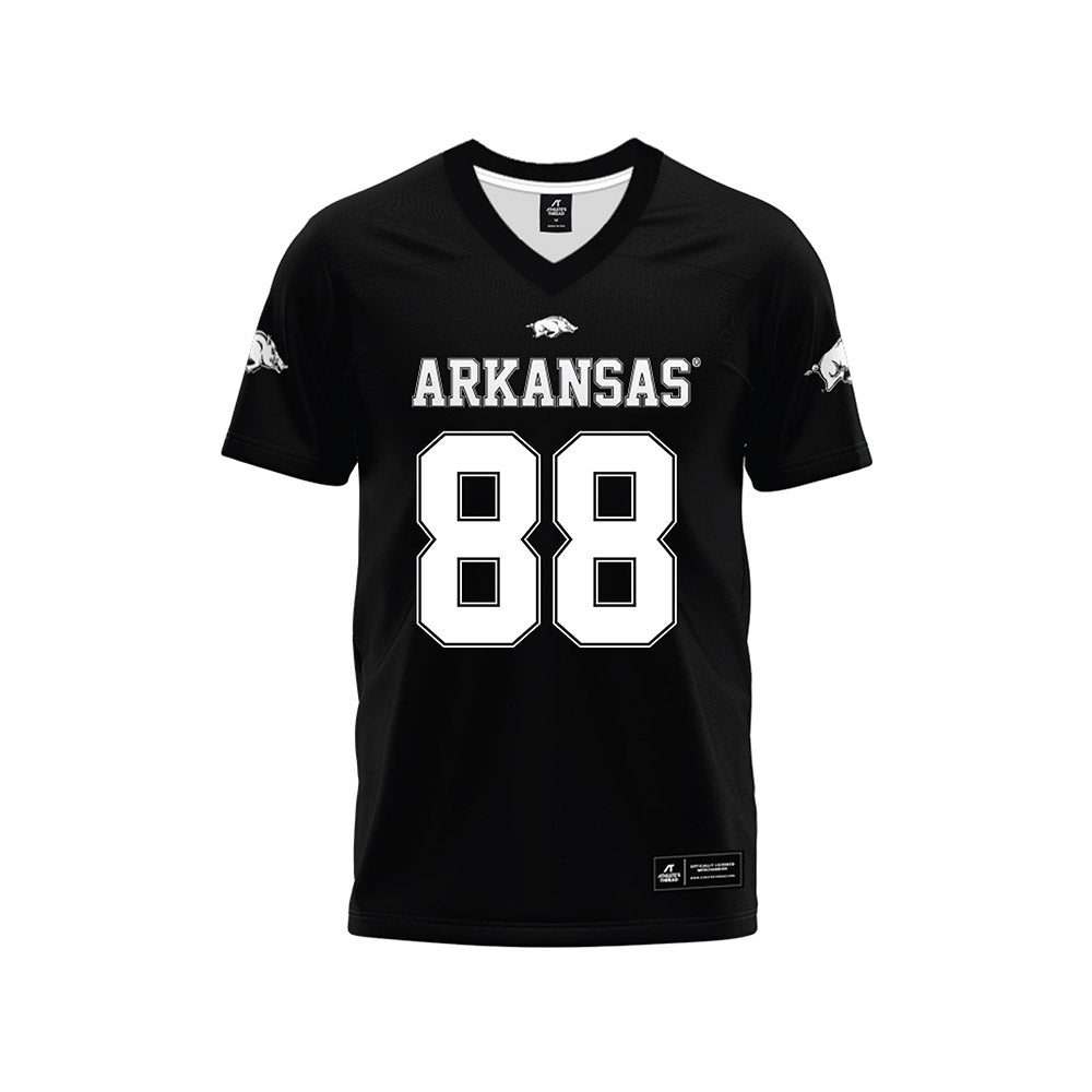 Arkansas - NCAA Football : Xadavien Sims - Black Premium Football Jersey-0