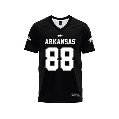 Arkansas - NCAA Football : Xadavien Sims - Black Premium Football Jersey-0