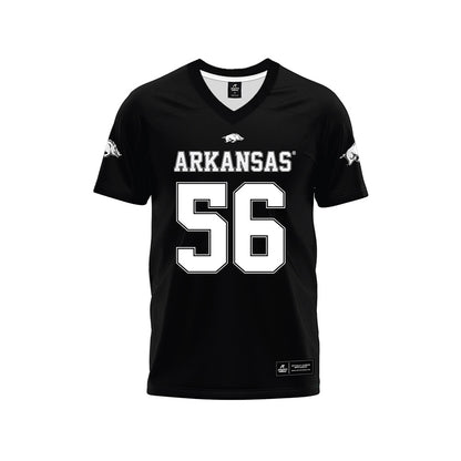 Arkansas - NCAA Football : Ben Mubenga - Black Premium Football Jersey-0