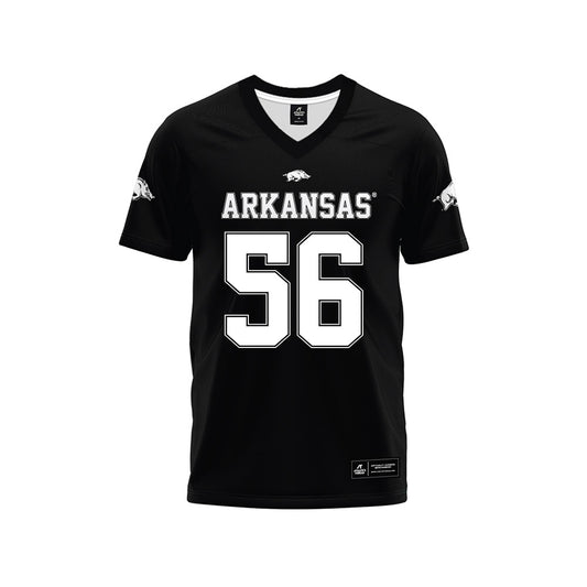 Arkansas - NCAA Football : Ben Mubenga - Black Premium Football Jersey-0
