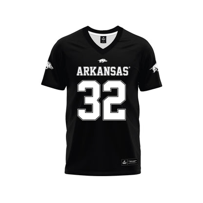Arkansas - NCAA Football : Landon Phipps - Black Premium Football Jersey-0