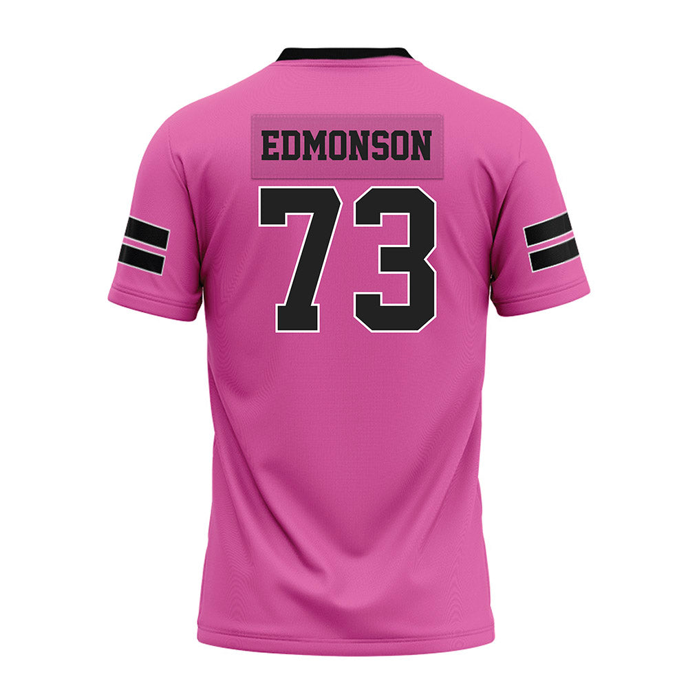 Arkansas - NCAA Football : Brooks Edmonson - Pink Premium Football Jersey