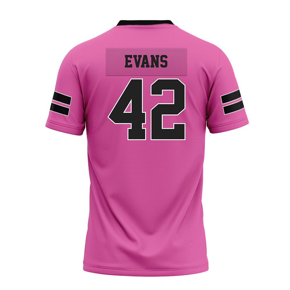 Arkansas - NCAA Football : Jeremy Evans - Pink Premium Football Jersey-1