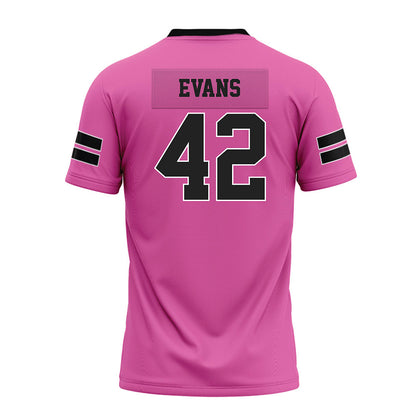 Arkansas - NCAA Football : Jeremy Evans - Pink Premium Football Jersey-1