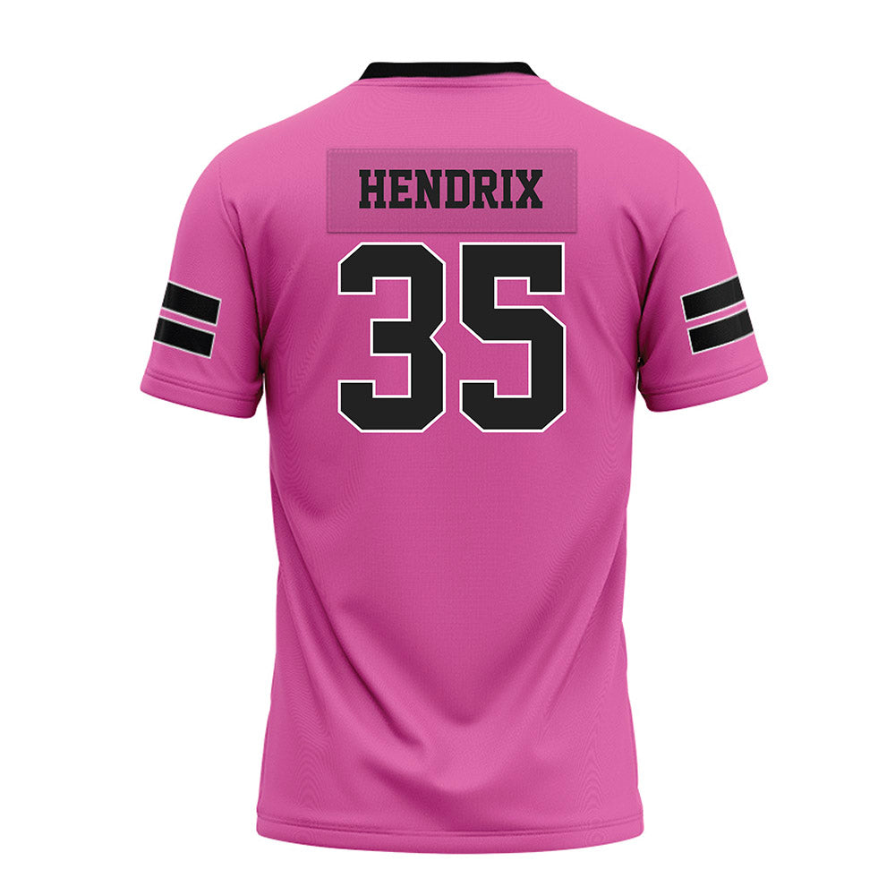 Arkansas - NCAA Football : Hutson Hendrix - Pink Premium Football Jersey-1