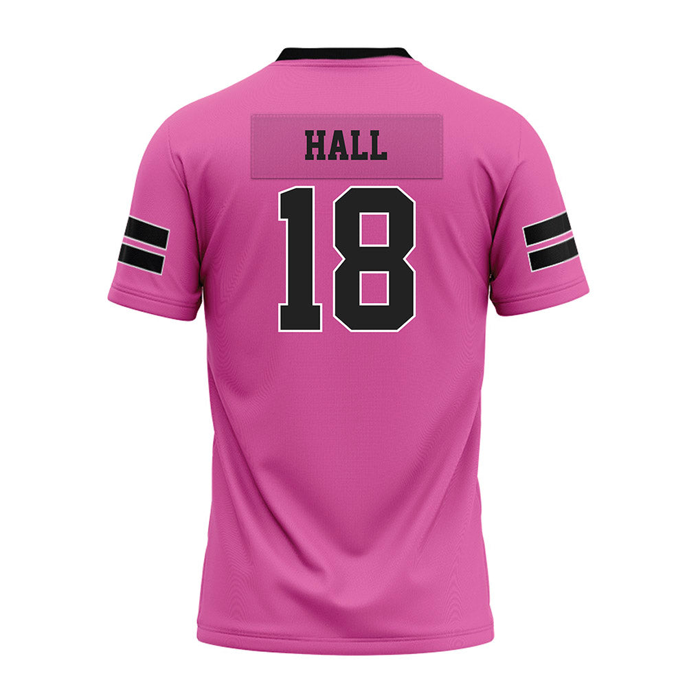 Arkansas - NCAA Football : Jude Hall - Pink Premium Football Jersey-1
