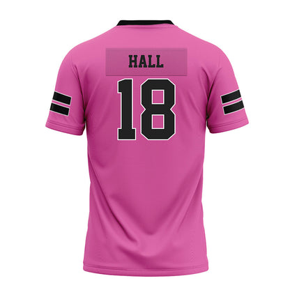 Arkansas - NCAA Football : Jude Hall - Pink Premium Football Jersey-1