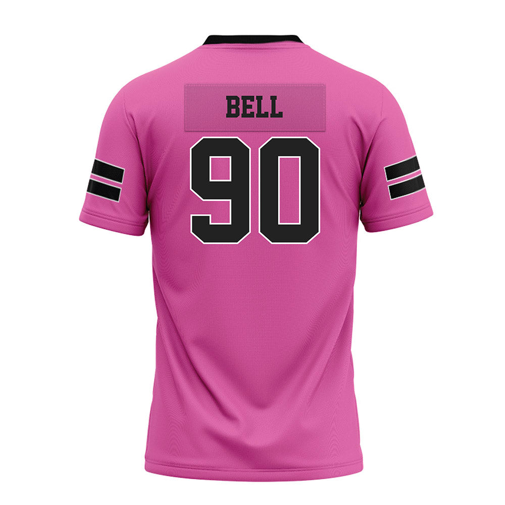 Arkansas - NCAA Football : Caleb Bell - Pink Premium Football Jersey-1