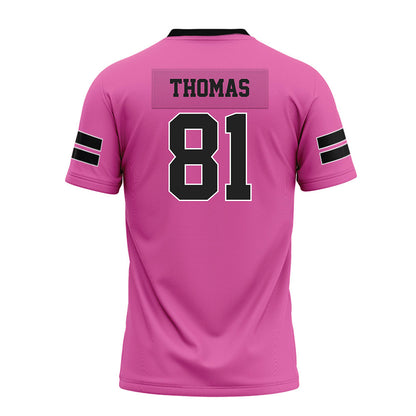 Arkansas - NCAA Football : Dai'Shaun Thomas - Pink Premium Football Jersey-1