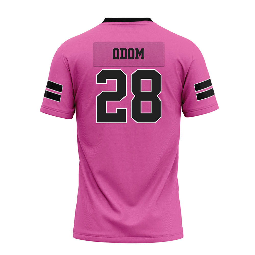 Arkansas - NCAA Football : Trajen Odom - Pink Premium Football Jersey-1