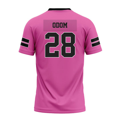 Arkansas - NCAA Football : Trajen Odom - Pink Premium Football Jersey-1