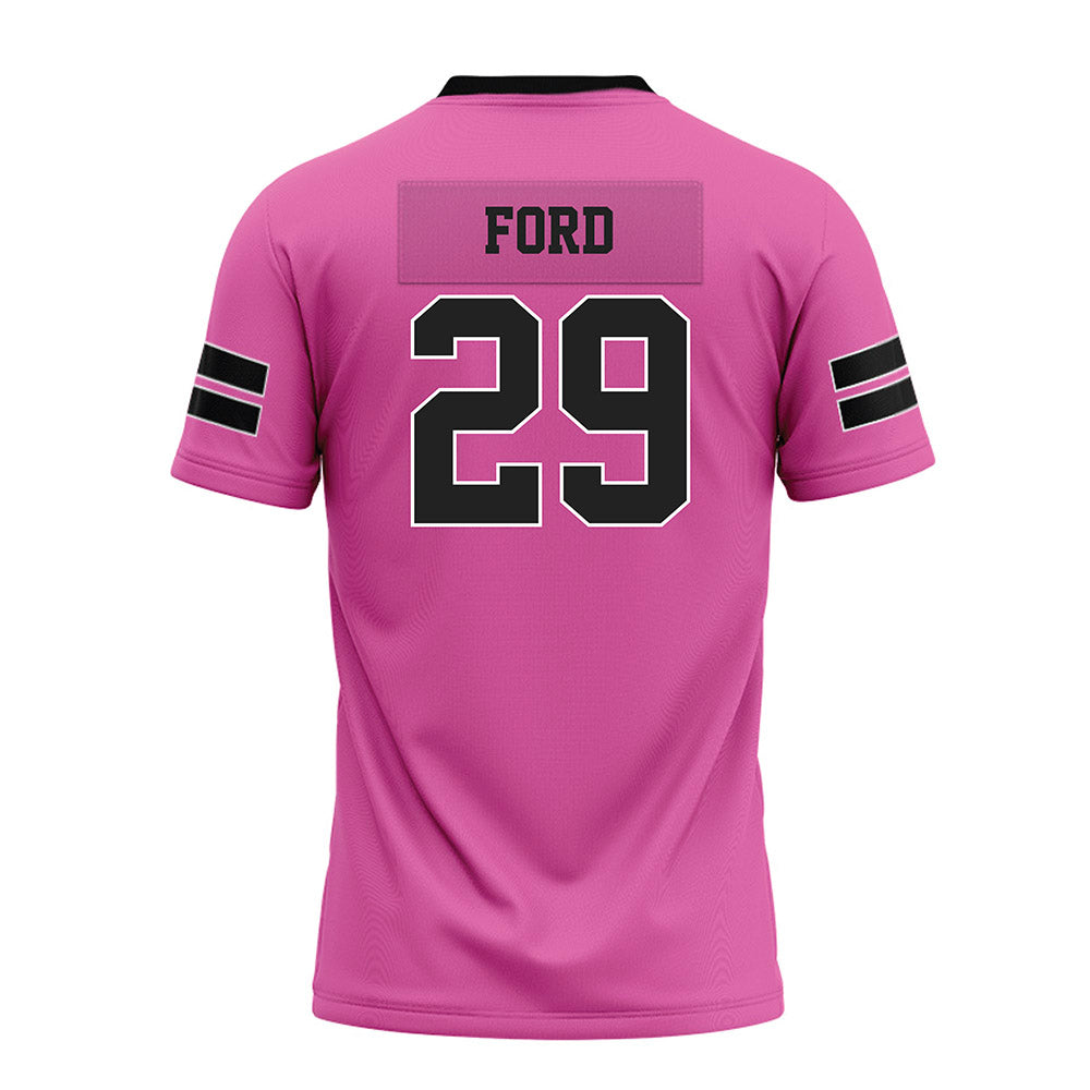 Arkansas - NCAA Football : Brandon Ford - Pink Premium Football Jersey-1