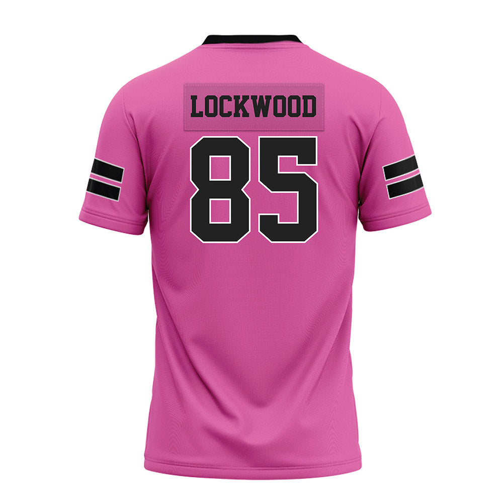 Arkansas - NCAA Football : Ty Lockwood - Pink Premium Football Jersey-1