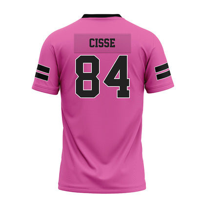 Arkansas - NCAA Football : Ismael Cisse - Pink Premium Football Jersey-1