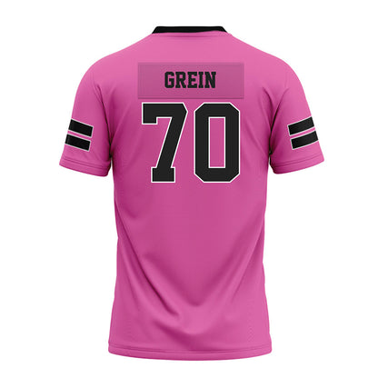 Arkansas - NCAA Football : Dan Grein - Pink Premium Football Jersey-1