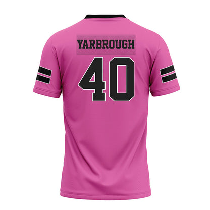 Arkansas - NCAA Football : Colton Yarbrough - Pink Premium Football Jersey-1