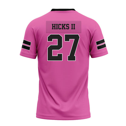 Arkansas - NCAA Football : LaMarcus Hicks II - Pink Premium Football Jersey-1