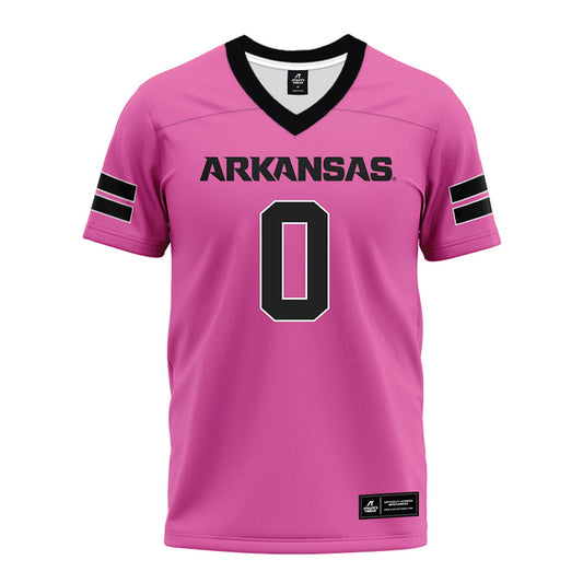 Arkansas - NCAA Football : Braylen Russell - Pink Premium Football Jersey-0