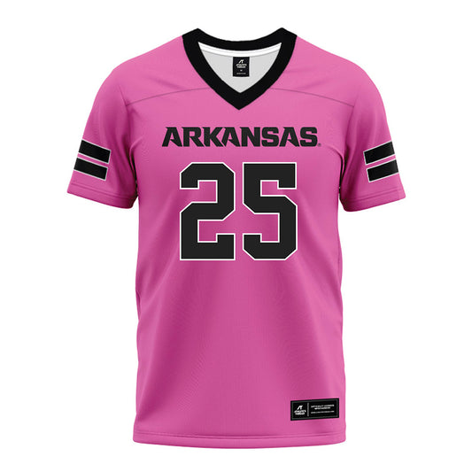Arkansas - NCAA Football : Ja’Quavion Smith - Pink Premium Football Jersey-0