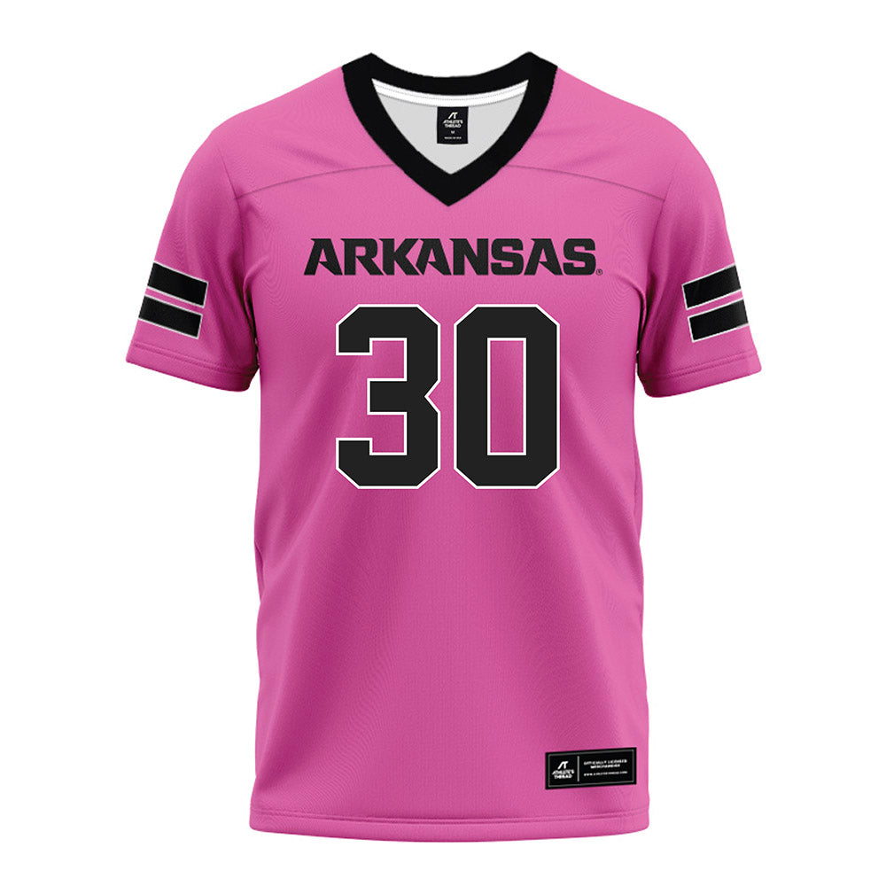 Arkansas - NCAA Football : J’Lynn Allen - Pink Premium Football Jersey-0