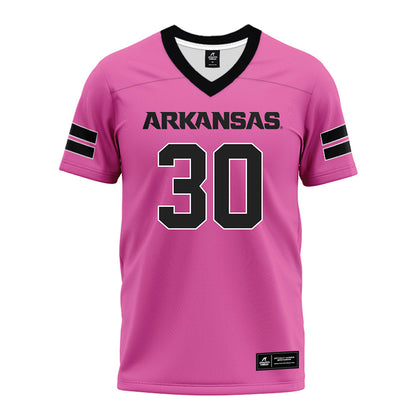Arkansas - NCAA Football : J’Lynn Allen - Pink Premium Football Jersey-0