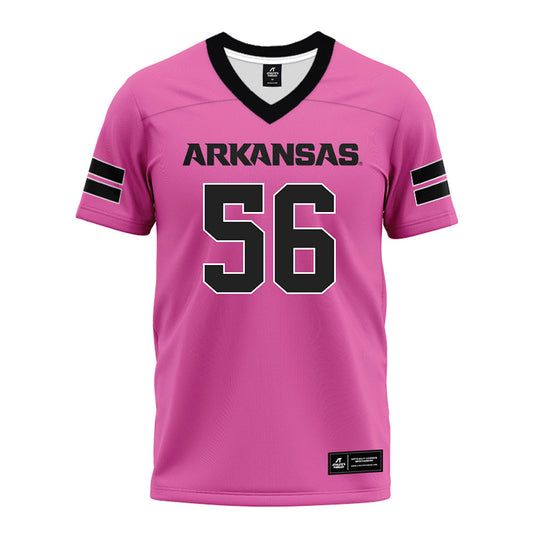 Arkansas - NCAA Football : Ben Mubenga - Pink Premium Football Jersey-0