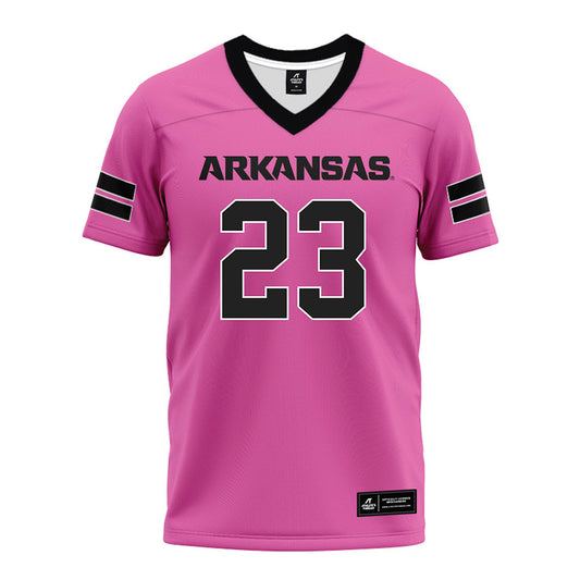 Arkansas - NCAA Football : Ian Williams - Pink Premium Football Jersey-0