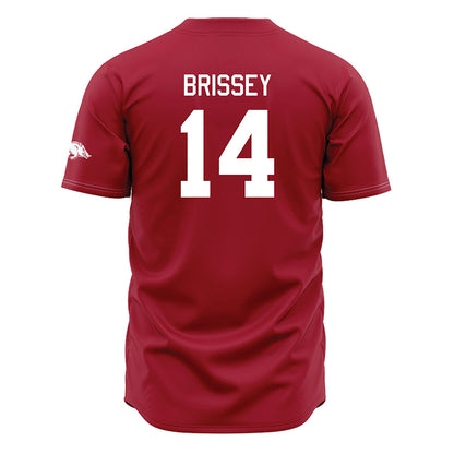Arkansas - NCAA Baseball : Mark Brissey - Cardinal Jersey-1