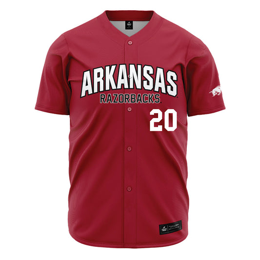 Arkansas - NCAA Baseball : Max Holland - Cardinal Jersey-0