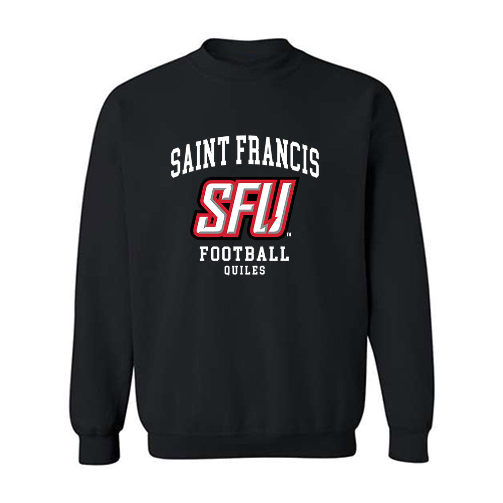 St. Francis - NCAA Football : Efrain Quiles - Classic Fashion Shersey Crewneck Sweatshirt-0