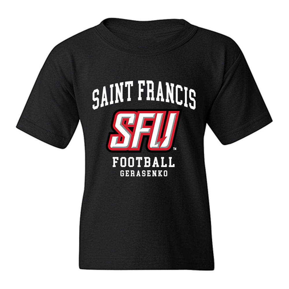 St. Francis - NCAA Football : Andy Gerasenko - Classic Fashion Shersey Youth T-Shirt-0