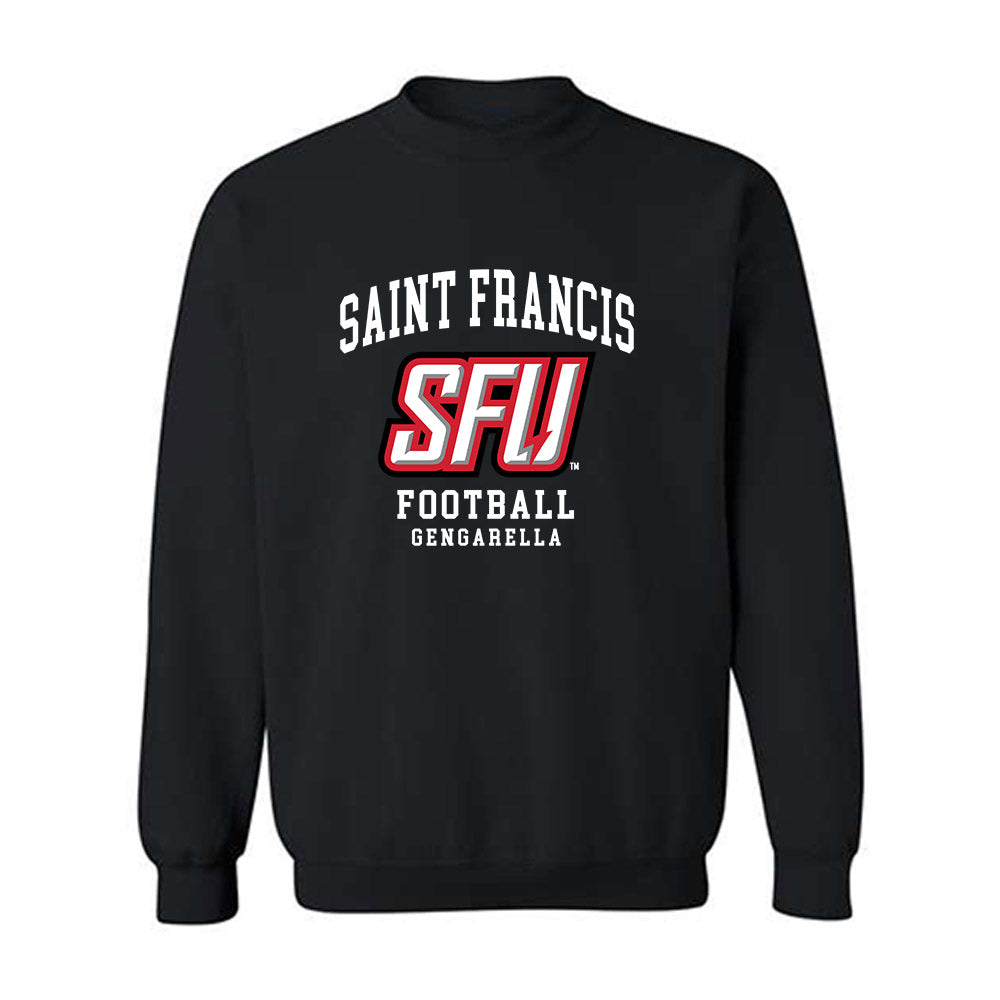 St. Francis - NCAA Football : Anthony Gengarella - Classic Fashion Shersey Crewneck Sweatshirt-0