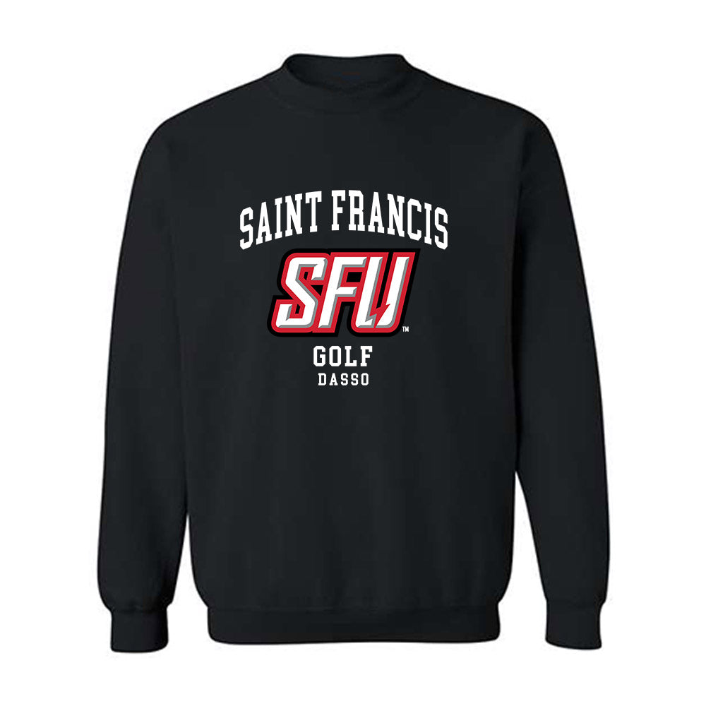 St. Francis - NCAA Men's Golf : Fletcher Dasso - Classic Fashion Shersey Crewneck Sweatshirt-0