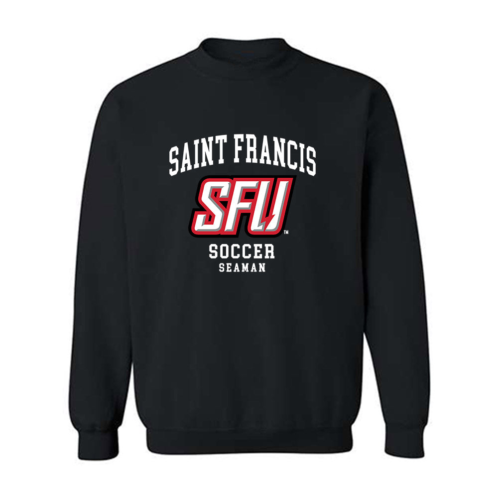 St. Francis - NCAA Men's Soccer : Ryan Seaman - Classic Fashion Shersey Crewneck Sweatshirt-0