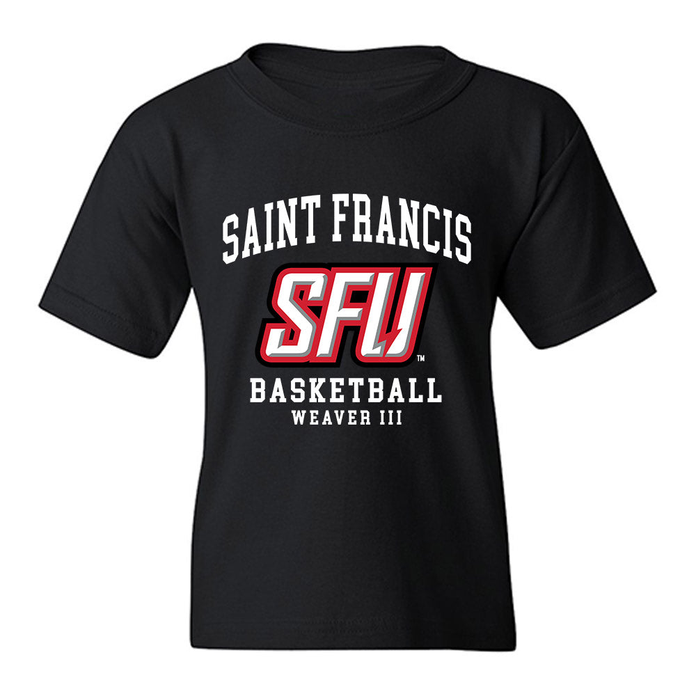 St. Francis - NCAA Men's Basketball : Melvin Weaver III - Classic Fashion Shersey Youth T-Shirt-0