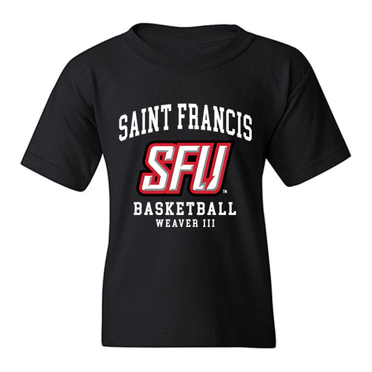 St. Francis - NCAA Men's Basketball : Melvin Weaver III - Classic Fashion Shersey Youth T-Shirt-0