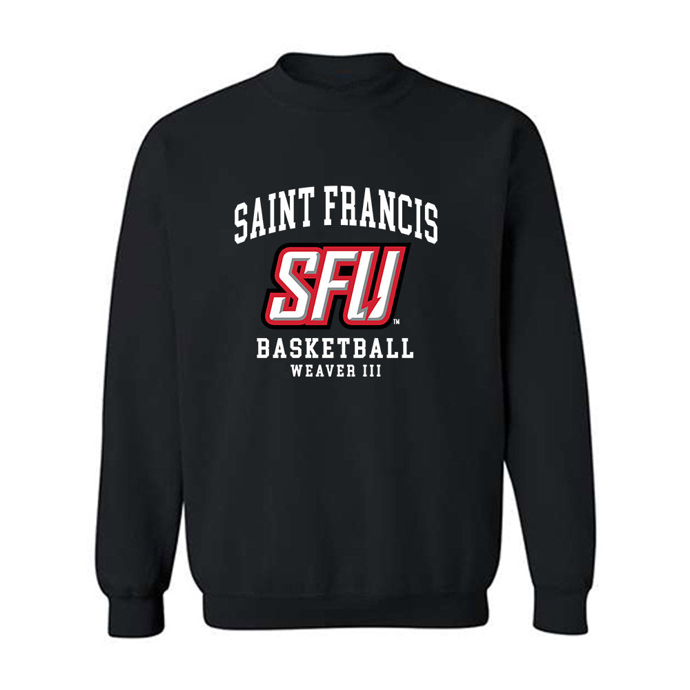 St. Francis - NCAA Men's Basketball : Melvin Weaver III - Classic Fashion Shersey Crewneck Sweatshirt-0