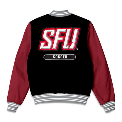St. Francis - NCAA Women's Soccer : Meredith Artz - Bomber Jacket-1