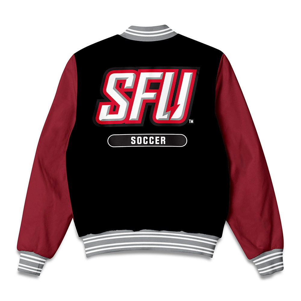 St. Francis - NCAA Men's Soccer : Alvaro Planas - Bomber Jacket-1