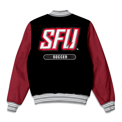 St. Francis - NCAA Men's Soccer : Alvaro Planas - Bomber Jacket-1