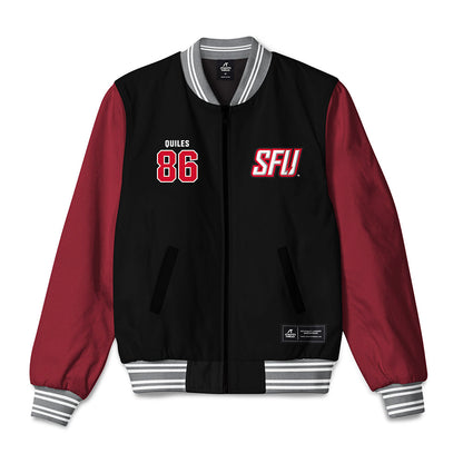 St. Francis - NCAA Football : Efrain Quiles - Bomber Jacket-0