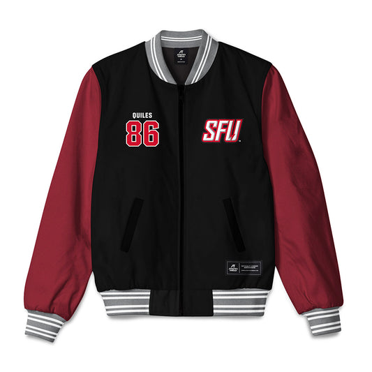 St. Francis - NCAA Football : Efrain Quiles - Bomber Jacket-0