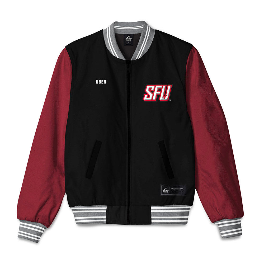 St. Francis - NCAA Men's Track & Field : Carson Uber - Bomber Jacket-0